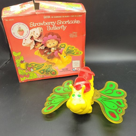 Vintage 1981 Strawberry Shortcake Butterfly In Original Box - no card - Picture 1 of 6